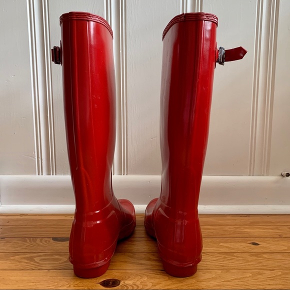 Hunter Original Tall Gloss Rain Boots - Picture 4 of 8